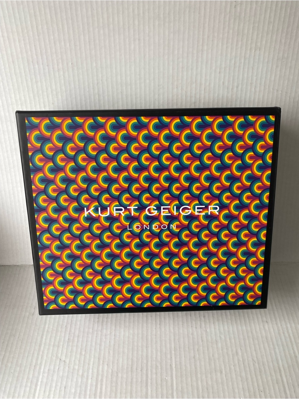 Kurt Geiger Shoreditch Platform Court Heels Rainbow Rhinestone Size 38/ US 7.5 - Picture 14 of 15